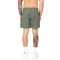 Elastic waist woven shorts with side pockets loose fit athetic men shorts