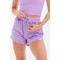 Adjustable waist flowy shorts with side pockets side slit running shorts