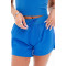 Adjustable waist flowy shorts with side pockets side slit running shorts