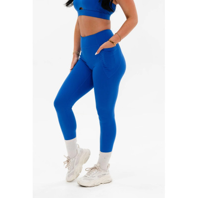 High waist solid color pocket leggings solid color fitness tights