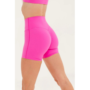 High waisted no front seam scrunch butt yoga shorts butt lifting bike shorts