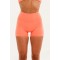 High waisted no front seam scrunch butt yoga shorts butt lifting bike shorts