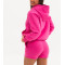 Women's cotton fleece hoodies with kangaroo pockets adjustable hooded sweatshirts
