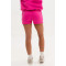 Women's cotton fleece running shorts with side pockets adjustable waist cotton shorts