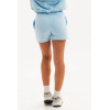 Women's cotton fleece running shorts with side pockets adjustable waist cotton shorts