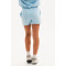 Women's cotton fleece running shorts with side pockets adjustable waist cotton shorts