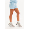 Women's cotton fleece running shorts with side pockets adjustable waist cotton shorts