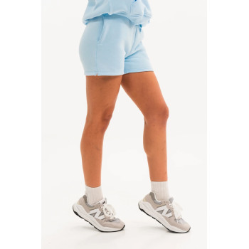 Women's cotton fleece running shorts with side pockets adjustable waist cotton shorts
