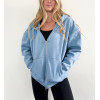 Oversized zip jackets with side pockets cotton fleece warm cozy hoodies