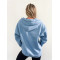 Oversized zip jackets with side pockets cotton fleece warm cozy hoodies