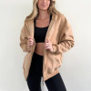 Oversized zip jackets with side pockets cotton fleece warm cozy hoodies