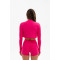 Women's full zipper cropped jackets with thumb hole moisture-wicking yoga jackets