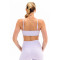 Moisture-wicking nylon spandex ruched tube top with removable paddings