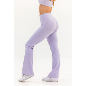 High waist cross over flared pants for women wide leg yoga leggings