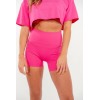 New women's high waisted no front seam biker shorts