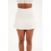 High waist A shape 2 in 1 tennis skirts with undershorts moisture wicking tennis clothing