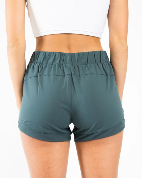 New arrival moisture-wicking running shorts adjustable waist gym shorts