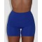 Tummy control v shape yoga shorts no front seam biker shorts
