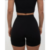 Tummy control v shape yoga shorts no front seam biker shorts