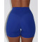 Tummy control v shape yoga shorts no front seam biker shorts