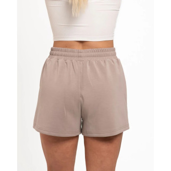 Unisex cotton fleece running shorts with side pockets