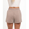 Unisex cotton fleece running shorts with side pockets