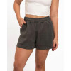 Unisex cotton fleece running shorts with side pockets