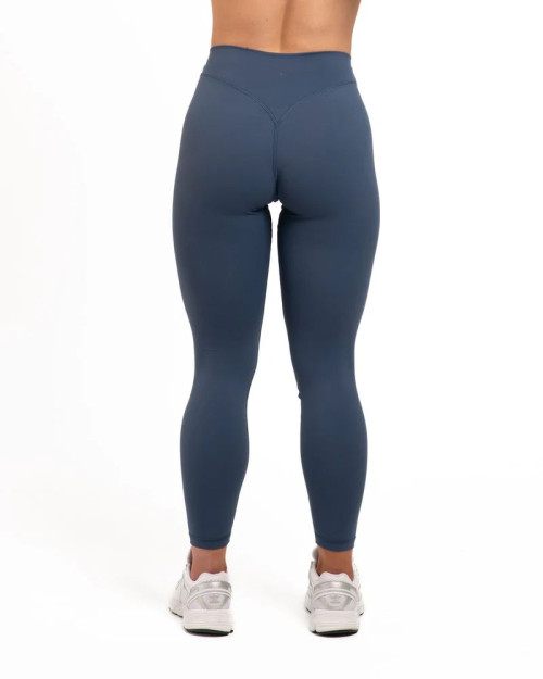 High waisted v shape no front seam yoga leggings compressive fitness tights