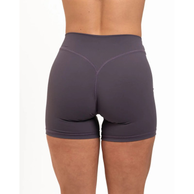 Women's no front seam bike shorts curvy nylon spandex yoga shorts
