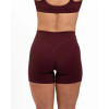 Women's no front seam bike shorts curvy nylon spandex yoga shorts