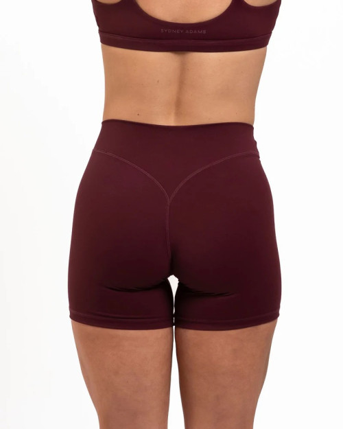 Women's no front seam bike shorts curvy nylon spandex yoga shorts