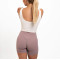 Lightweight ribbed yoga tank U back classic tank top
