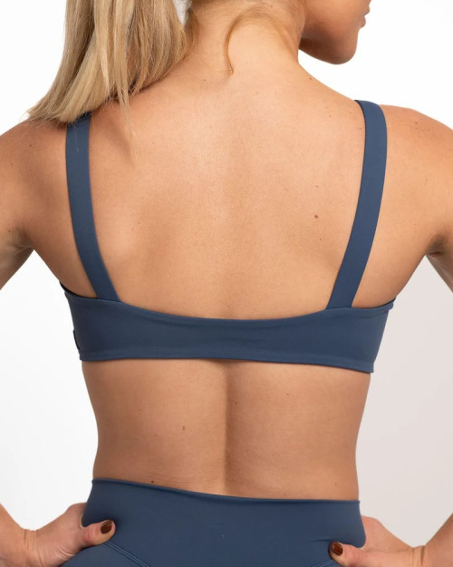 New sexy V neck daily sports bra front twist yoga bralette