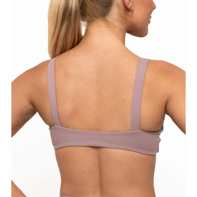 New sexy V neck daily sports bra front twist yoga bralette