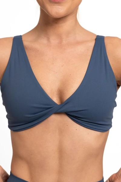 New sexy V neck daily sports bra front twist yoga bralette