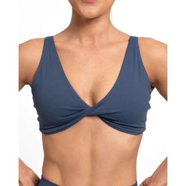 New sexy V neck daily sports bra front twist yoga bralette