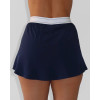 Elastic waist tennis skirts with inner shorts women's 2 in 1 skorts