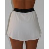 Elastic waist tennis skirts with inner shorts women's 2 in 1 skorts