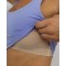 Women's scoop neck padded yoga crop double layer cropped tank top