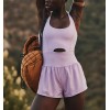 Tennis Dress for Women Sleeveless Golf Dresses with Shorts and Pockets one piece boysuits