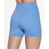 Double lined waistband biker shorts compressive active yoga shorts