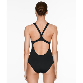 New arrival crew neck cut out back padded swimsuits backless one piece bikini suits