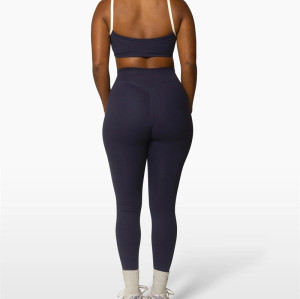 High waist no front seam yoga leggings butt lifting sculpt tights for women