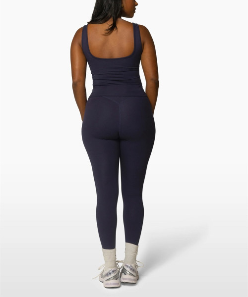 High waist no front seam yoga leggings butt lifting sculpt tights for women