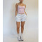 Cotton blend cozy shorts for women relaxed fit cotton shorts with side pockets