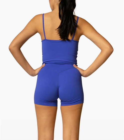 Buttery soft scrunch shorts double layer waist butt lifting yoga shorts