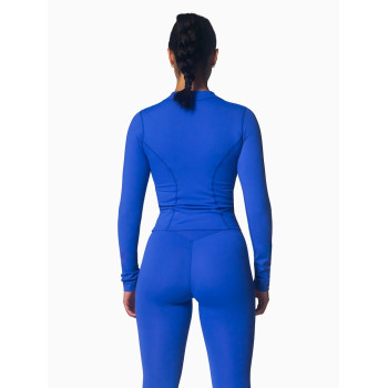 Long sleeve full zipper curve jackets moisture wicking fitted yoga jackets