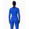 Long sleeve full zipper curve jackets moisture wicking fitted yoga jackets