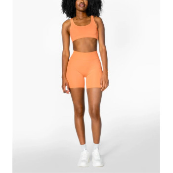 Tummy control no front seam biker shorts everyday yoga shorts