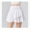 New arrival 2 pcs tennis clothing sets lightweight polo shirts and flowy skirts
